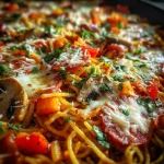 Loaded Pizza Spaghetti Bake Recipe