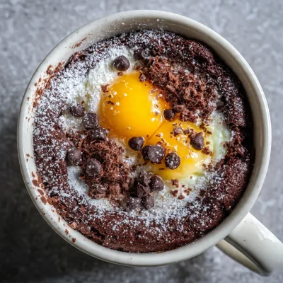 Mug brownie recipe