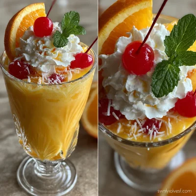 Creamsicle Slushy Orange Yogurt