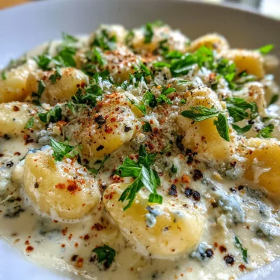 Gnocchi Gorgonzola Cream Sauce