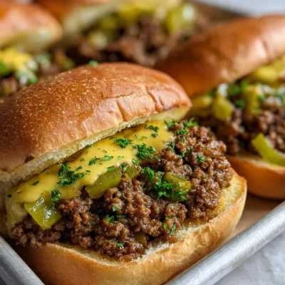 Philly Cheesesteak Sloppy Joes