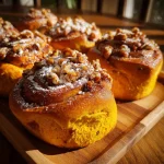 Spiced Pumpkin Pecan Buns