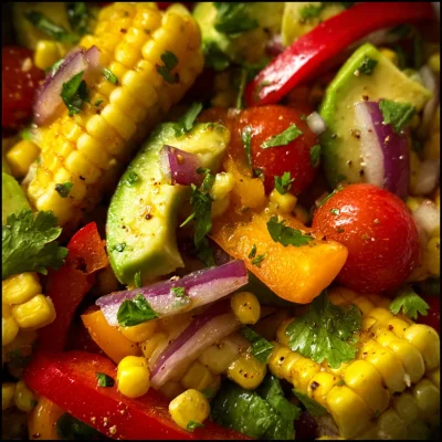 Fresh Corn Pepper Salad