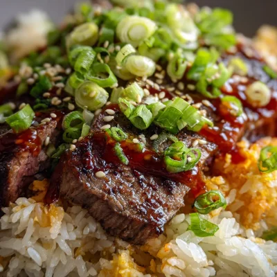Creamy Honey Bbq Steak Rice