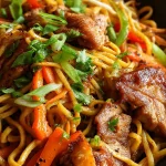 Garlic Chicken Lo Mein Recipe