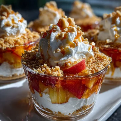 Caramel Apple Dessert Cups