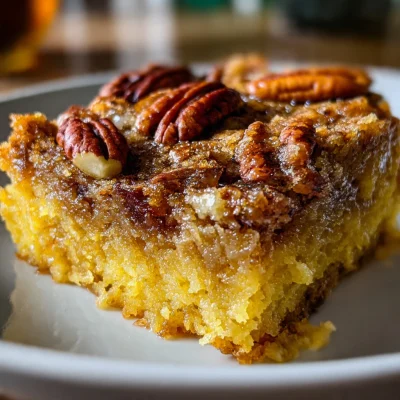 Pecan Pie Dump Cake