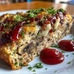 Bacon Mushroom Swiss Meatloaf