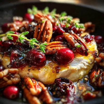 Cranberry Pecan Baked Brie