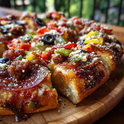 Stuffed Crust Pizza Snacks