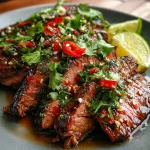 Marinated Flank Steak Grilled