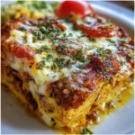 Parmesan Garlic Bacon Lasagna