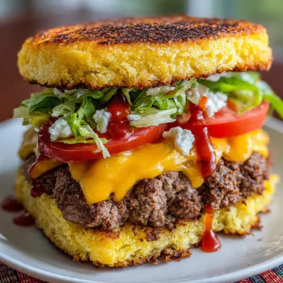 Cheeseburger Lava Cake Melt