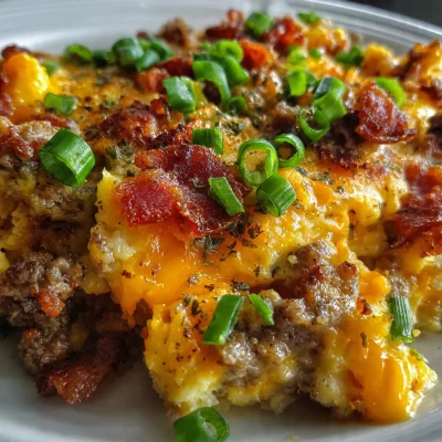 Low Carb Bacon Cheeseburger Casserole
