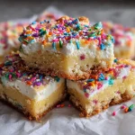 Sugar Cookie Cream Cheese Bars