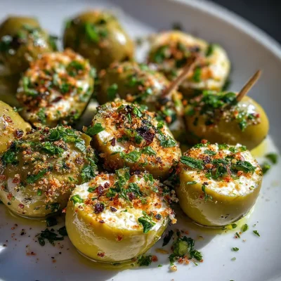 Boursin Stuffed Olives